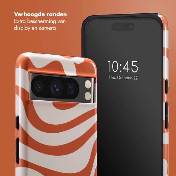 Selencia Vivid Tough Backcover Google Pixel 8 Pro - Dream Swirl Orange