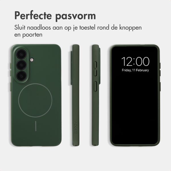 Accezz Grip Backcover met MagSafe Samsung Galaxy S26 - Donkergroen