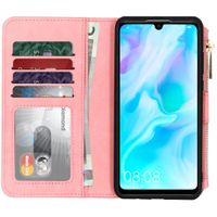 Luxe Portemonnee Huawei P30 Lite - Roze