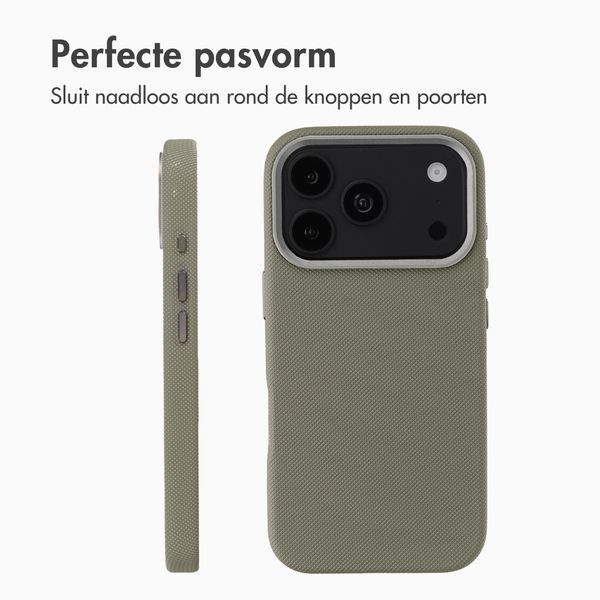 Accezz Mesh Backcover met MagSafe Apple iPhone 17 Pro Max - Donkergrijs