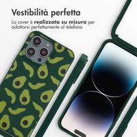 imoshion Siliconen design hoesje met koord Apple iPhone 14 Pro Max - Avocado Green
