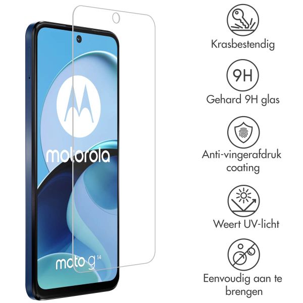 Accezz Gehard Glas Screenprotector Motorola Moto G14