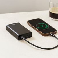 imoshion Braided USB-C naar USB-C kabel 100W - 0,25 meter - Zwart