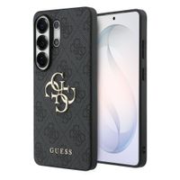 Guess 4G Metal Logo Backcover Samsung Galaxy S26 Ultra - Zwart