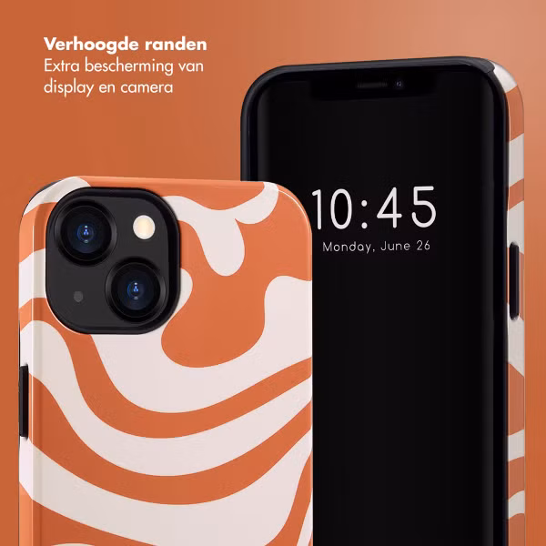 Selencia Vivid Backcover Apple iPhone 13 - Dream Swirl Orange