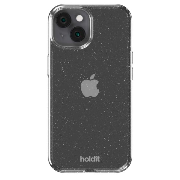 Holdit Glitter Case Apple iPhone 15 / 14 / 13 - Wit