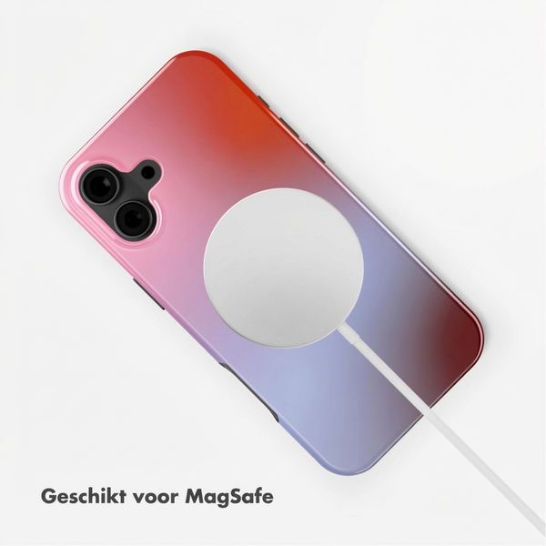 Selencia Vivid Backcover met MagSafe Apple iPhone 16 - Gradient Soft Blush