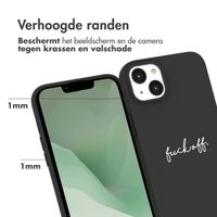 imoshion Design hoesje iPhone 14 Plus - Fuck Off - Zwart