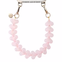 Selencia Lova Hartjes Polskoord - Milky Pink