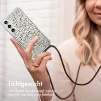 imoshion Design hoesje met koord Samsung Galaxy S24 FE - Desert Dots