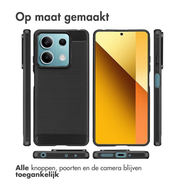 imoshion Brushed Backcover Xiaomi Redmi Note 13 (5G) - Zwart