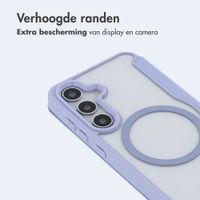 imoshion Transparante Bookcase met MagSafe Samsung Galaxy S25 / S24 - Lila