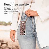 imoshion Design hoesje met koord Samsung Galaxy S23 - Leopard Mood