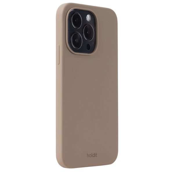 Holdit Silicone Case Apple iPhone 14 Pro - Mocha Brown