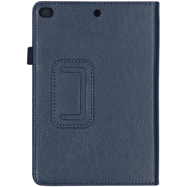 Effen Bookcase iPad Mini 5 (2019) / Mini 4 (2015) - Donkerblauw