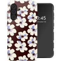 Selencia Vivid Backcover Samsung Galaxy A36 / A56 - Choco Flower Pop