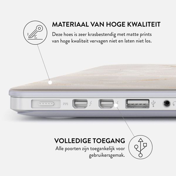 Burga Hardshell Cover Apple MacBook Pro 16 inch (2021 / 2023 M3 chip / 2024 M4 chip) - Vanilla Sand