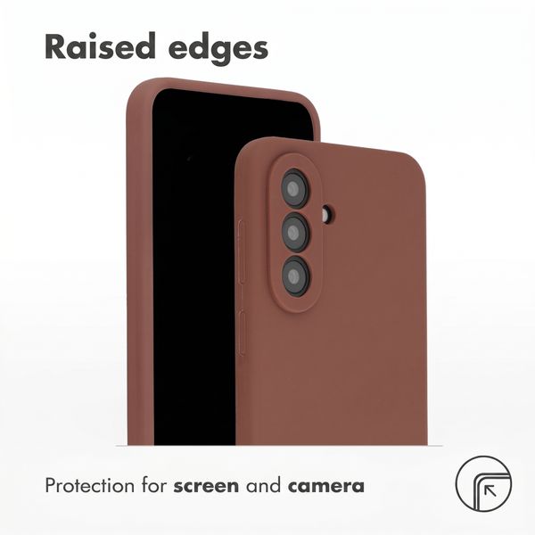 Accezz Liquid Silicone Back Cover Samsung Galaxy A37 (5G) - New Tea Brown
