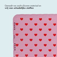 imoshion Kidsproof Design Backcover met handvat Apple iPad 11 (2025) 11 inch A16 / iPad 10 (2022) 10.9 inch - Hartjes