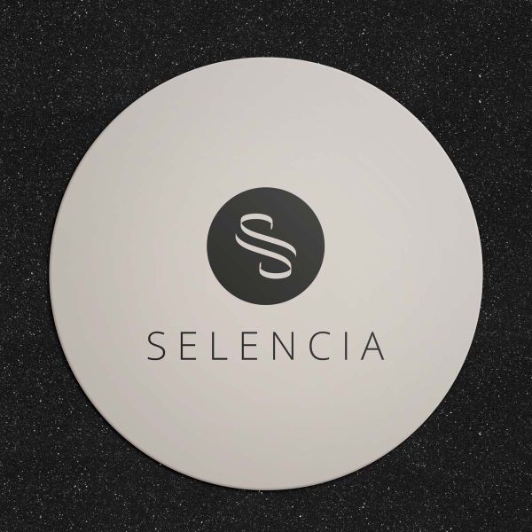 Selencia Glitter Cover Apple MacBook Air 13 inch (2022 / 2024 M3 / 2025 M4 / 2026 M5) - Zwart