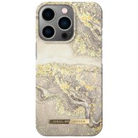 iDeal of Sweden Fashion Backcover Apple iPhone 13 Pro - Sparkle Greige Marble