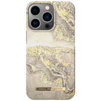 iDeal of Sweden Fashion Backcover iPhone 13 Pro - Sparkle Greige Marble