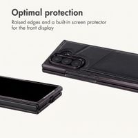 imoshion Faux Leather MagSafe Back Cover with Card Holder Samsung Galaxy Z Fold 8 Ultra - Black