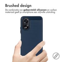 imoshion Brushed Backcover Oppo A18 / Oppo A38 - Donkerblauw