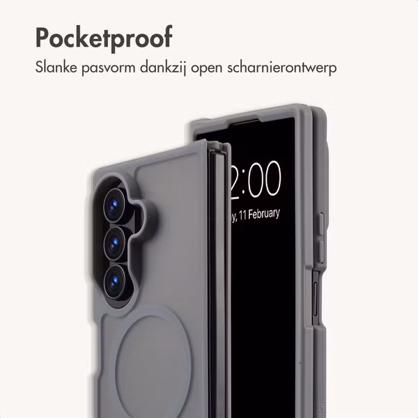imoshion Color Guard Backcover met MagSafe Samsung Galaxy Z Fold 8 Ultra - Grijs