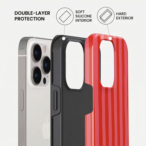 Burga Tough Back Cover with MagSafe Apple iPhone 13 Pro - Pomegranate