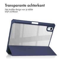 imoshion Trifold Hardcase Bookcase Apple iPad Mini 7 (2024) / iPad Mini 6 (2021) - Donkerblauw