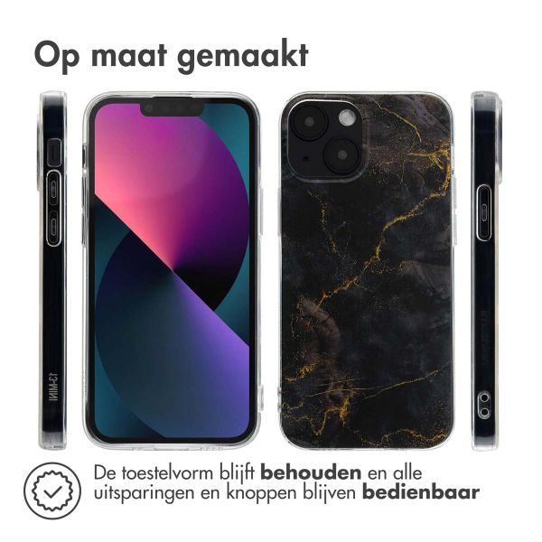 imoshion Design hoesje Apple iPhone 13 Mini - Black Marble