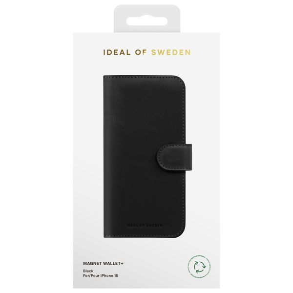iDeal of Sweden Magnet Wallet+ Bookcase Apple iPhone 15 - Black