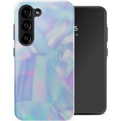 Selencia Vivid Backcover Samsung Galaxy S23 - Holographic Blue Dream