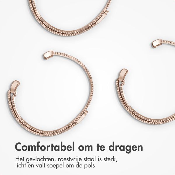 imoshion Milanees magnetisch bandje Samsung Galaxy Watch 8 (40/44mm) / Classic (46mm) - Rosé Goud