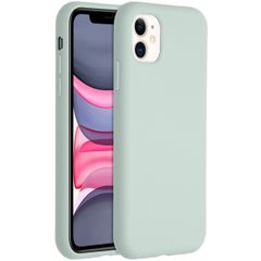 Accezz Liquid Silicone Backcover iPhone 11 - Sky Blue