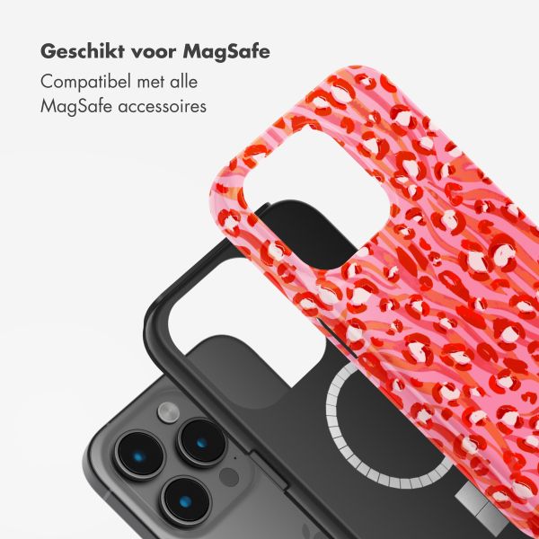 Selencia Vivid Tough Backcover met MagSafe Apple iPhone 15 Pro - Wild Spots Lipstick