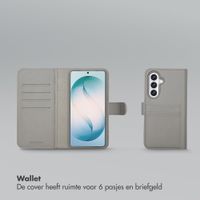 Selencia Olyn Uitneembare Bookcase met MagSafe Samsung Galaxy S26 Plus - Grijs