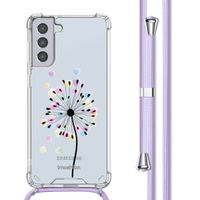 imoshion Design hoesje met koord Samsung Galaxy S21 Plus - Sandstone Dandelion