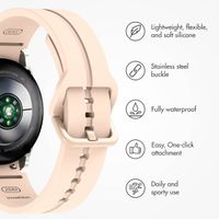 imoshion Silicone strap Samsung Galaxy Watch 4 / 5 / 6 / 7 / FE (20 mm) - Pink