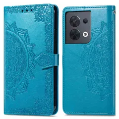 imoshion Mandala Bookcase Oppo Reno 8 5G - Turquoise