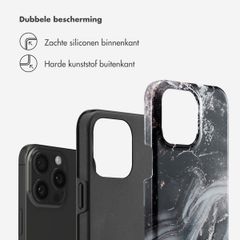 Selencia Vivid Backcover Apple iPhone 15 Pro Max - Chic Marble Black