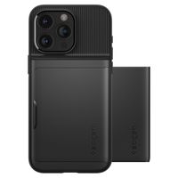 Spigen Slim Armor CS Backcover Apple iPhone 15 Pro Max - Zwart