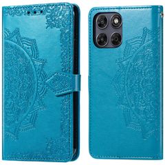 imoshion Mandala Bookcase Motorola Moto G77 - Turquoise