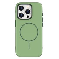 imoshion Color Backcover met Thin MagSafe Ring Apple iPhone 15 Pro - Donkergroen