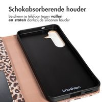 imoshion Design Bookcase Samsung Galaxy S25 FE - Leopard Mood