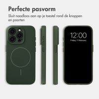 Accezz Grip Backcover met MagSafe Apple iPhone 15 Pro - Donkergroen