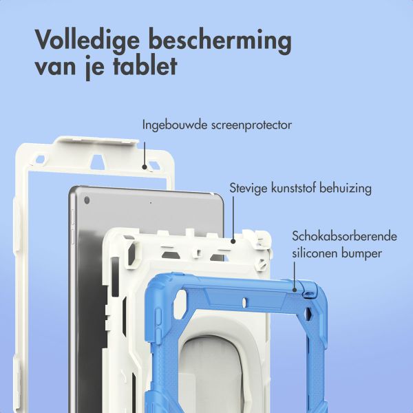 imoshion Rugged Kidsproof Backcover Apple iPad 9 (2021) 10.2 inch / iPad 8 (2020) 10.2 inch / iPad 7 (2019) 10.2 inch - Blauw