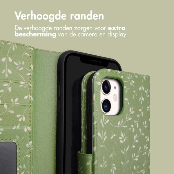 imoshion Design Bookcase iPhone 11 - Green Flowers