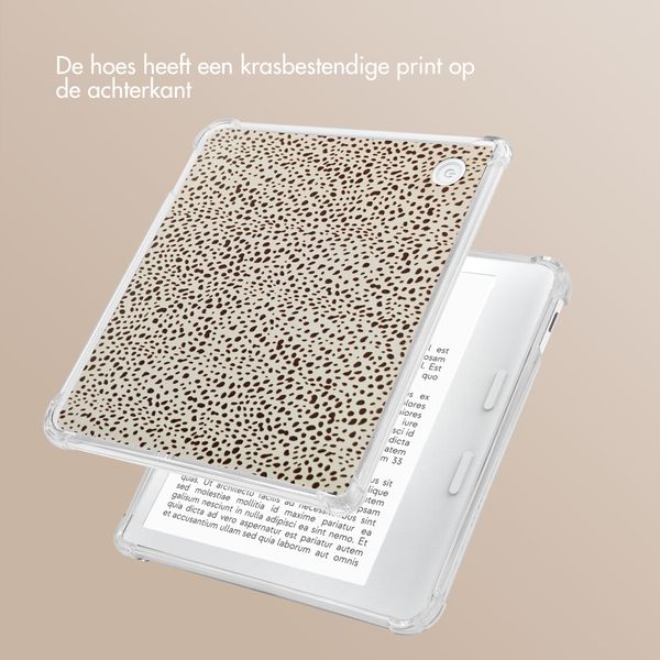 imoshion Design Clear Backcover Kobo Libra Colour - Desert Dots